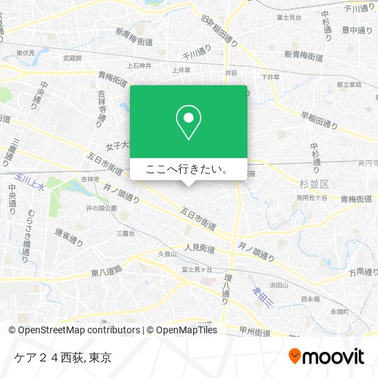 ケア２４西荻地図