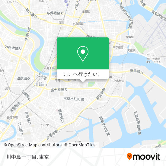 川中島一丁目地図