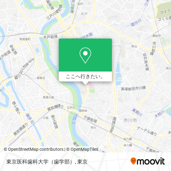 東京医科歯科大学（歯学部）地図