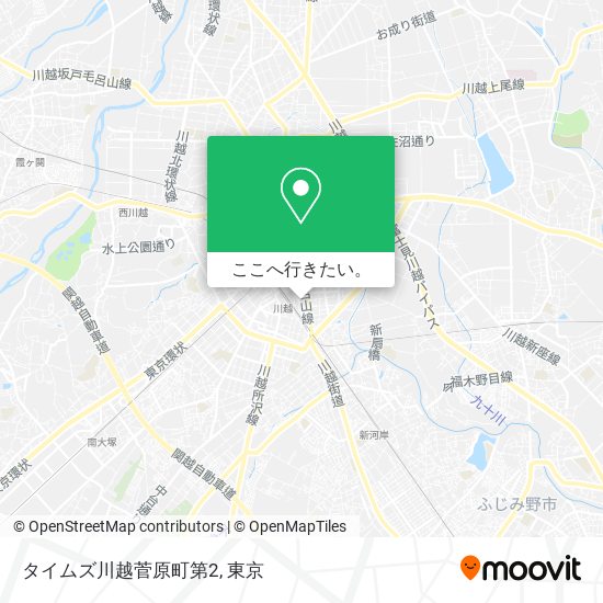 タイムズ川越菅原町第2地図