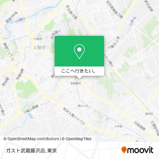 ガスト武蔵藤沢店地図