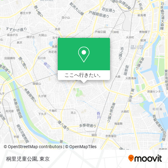 桐里児童公園地図