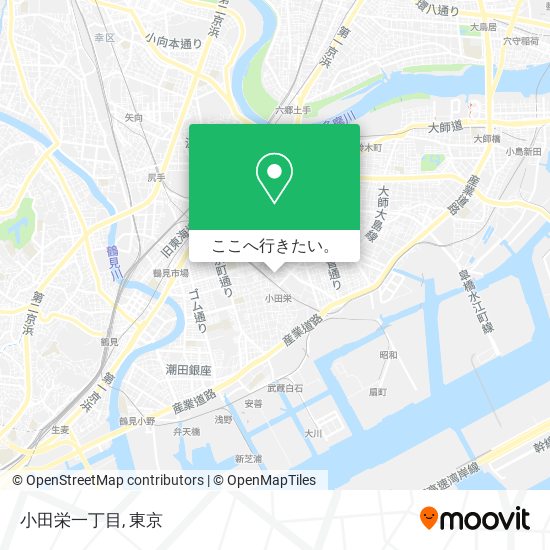 小田栄一丁目地図