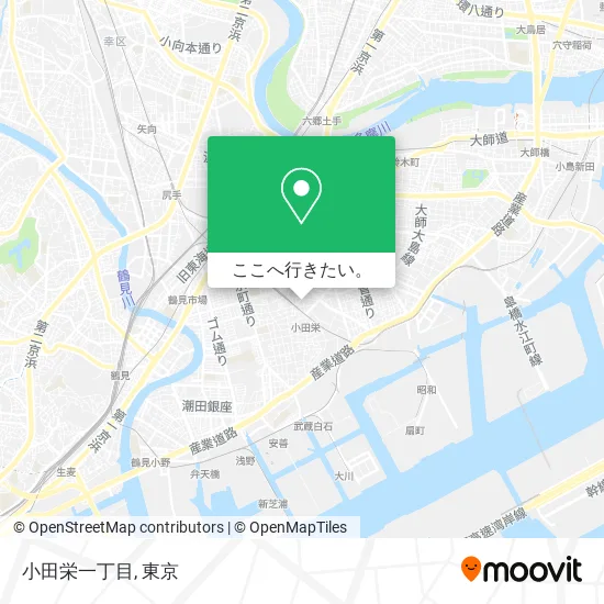 小田栄一丁目地図