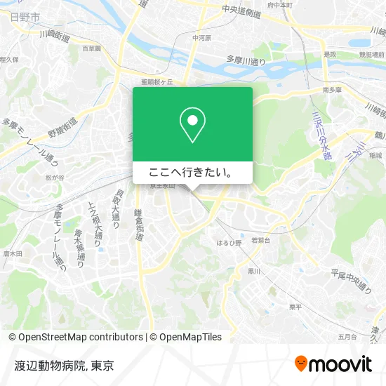 渡辺動物病院地図