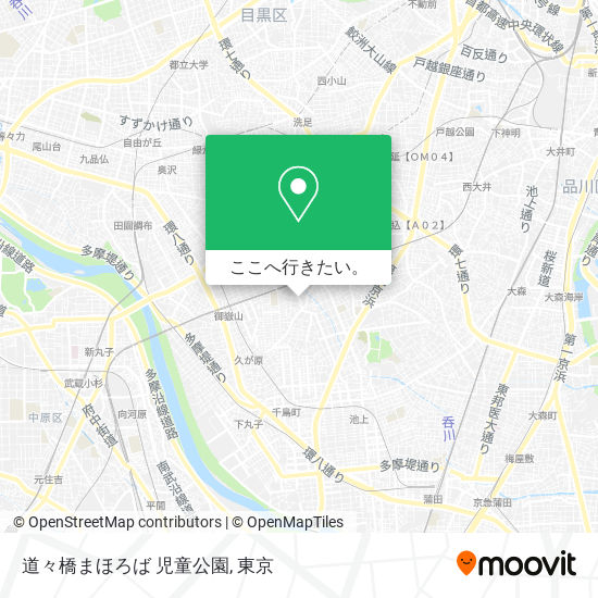 道々橋まほろば 児童公園地図