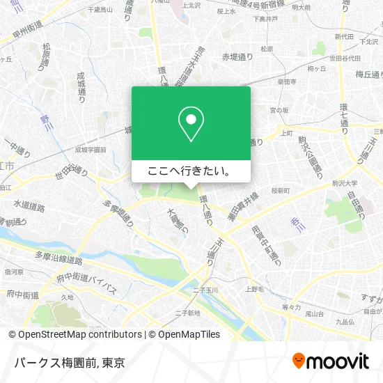 パークス梅園前地図