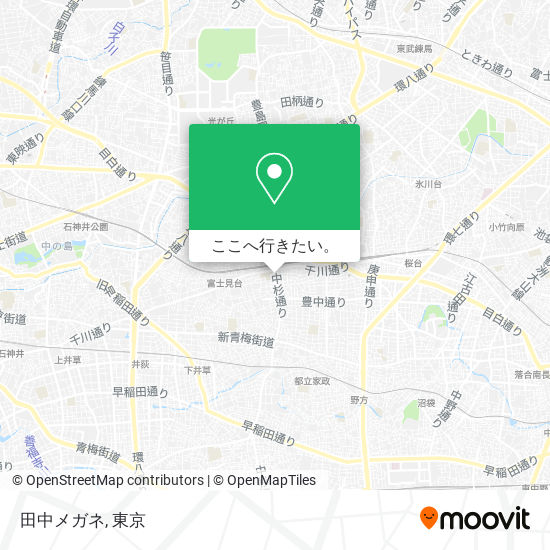 田中メガネ地図