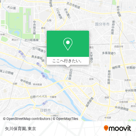 矢川保育園地図