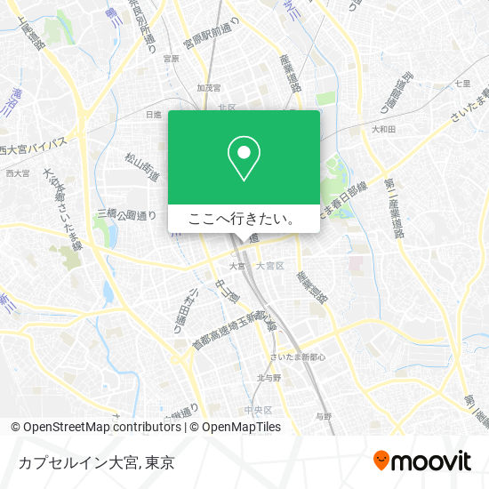 カプセルイン大宮地図