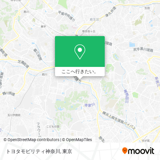 トヨタモビリティ神奈川地図
