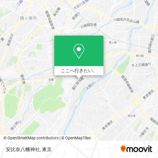 安比奈八幡神社地図