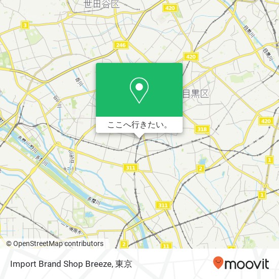 Import Brand Shop Breeze地図