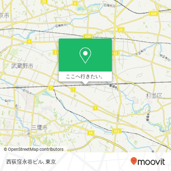 西荻窪永谷ビル地図