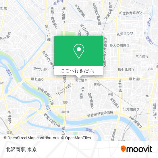 北沢商事地図
