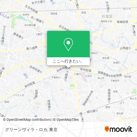 グリーンヴィラ・ロカ地図