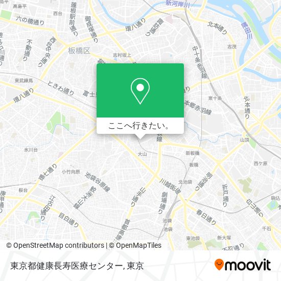 東京都健康長寿医療センター地図