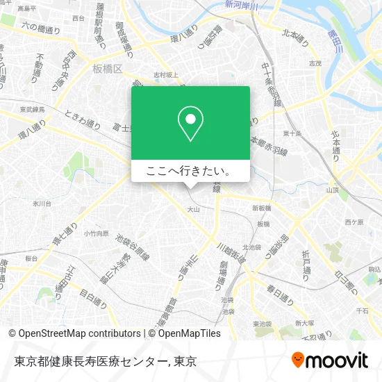 東京都健康長寿医療センター地図