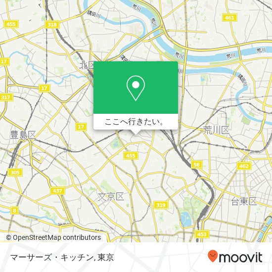 マーサーズ・キッチン地図