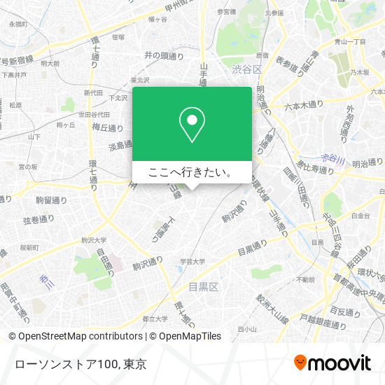 ローソンストア100地図