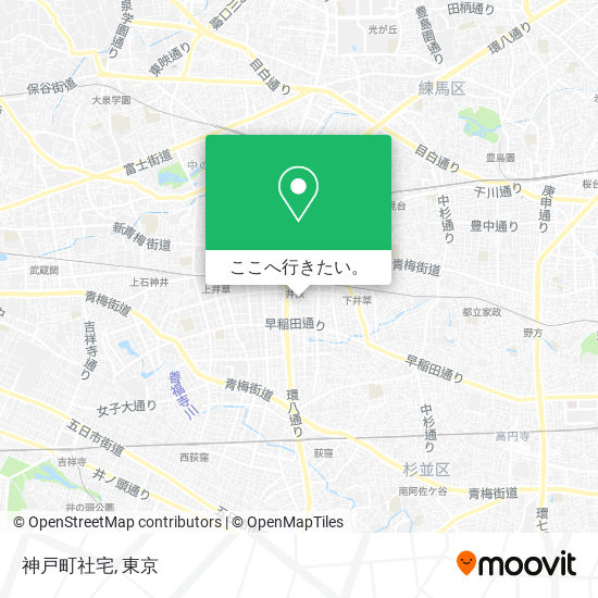 神戸町社宅地図