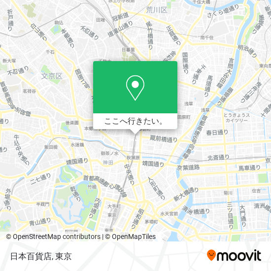 日本百貨店地図