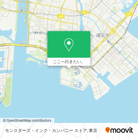 モンスターズ・インク・カンパニー ストア地図