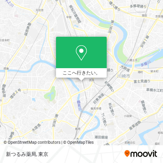 新つるみ薬局地図