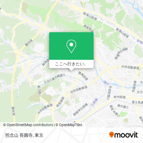 照念山 長圓寺地図