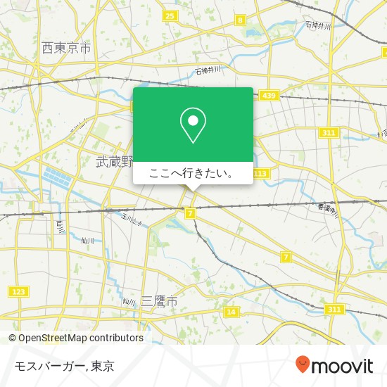 モスバーガー地図