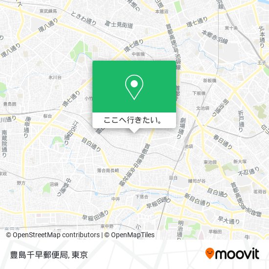 豊島千早郵便局地図