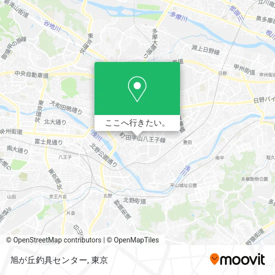 旭が丘釣具センター地図
