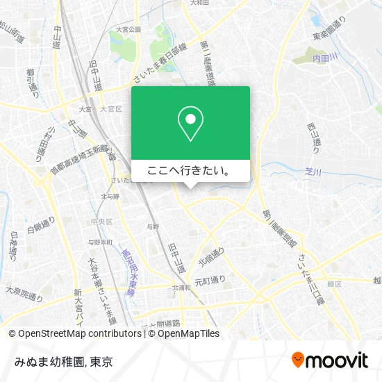 みぬま幼稚園地図