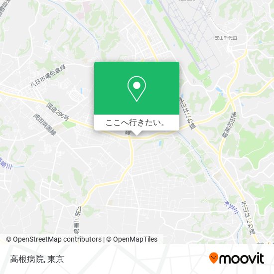 高根病院地図