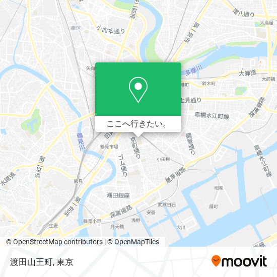 渡田山王町地図