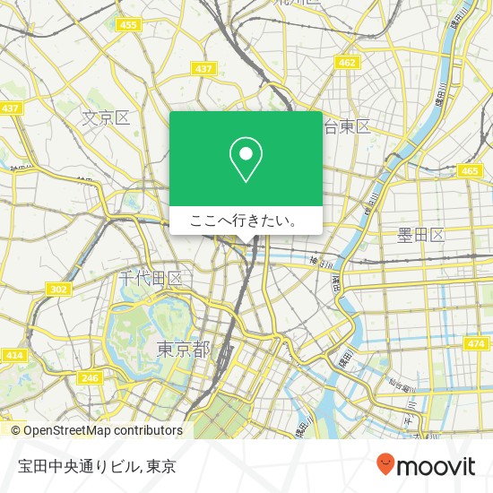 宝田中央通りビル地図