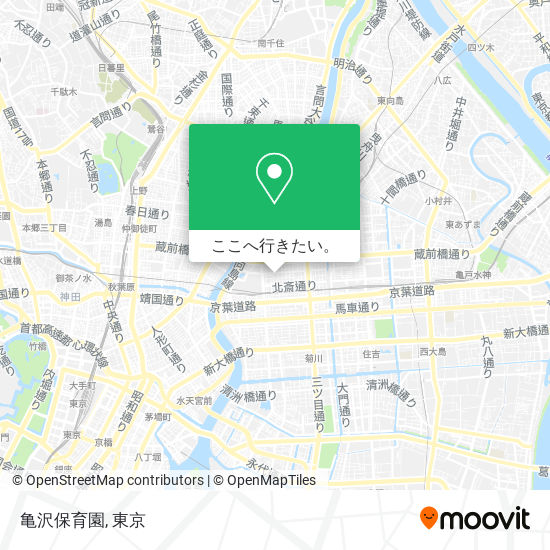 亀沢保育園地図