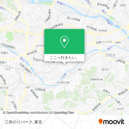 三井のリパーク地図