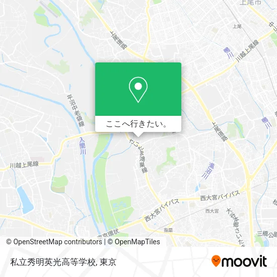 私立秀明英光高等学校地図