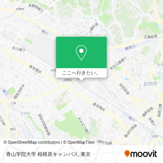 青山学院大学 相模原キャンパス地図