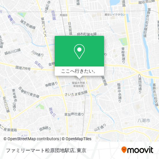 ファミリーマート松原団地駅店地図