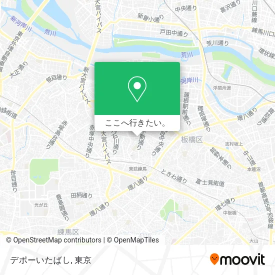 デポーいたばし地図