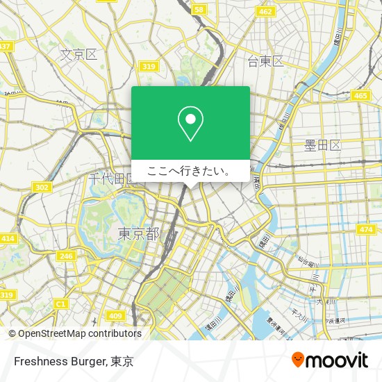 Freshness Burger地図