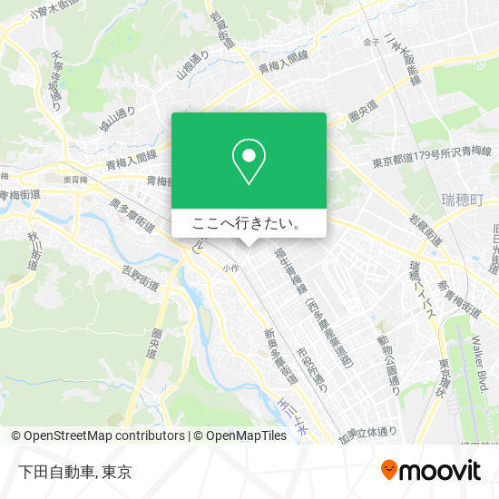 下田自動車地図
