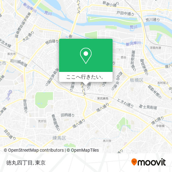 徳丸四丁目地図