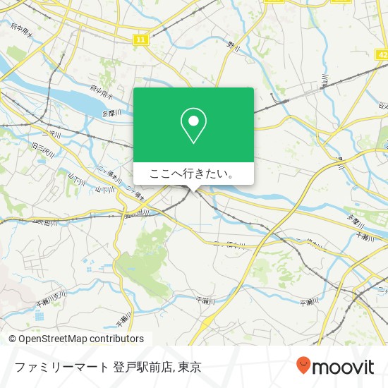 ファミリーマート 登戸駅前店地図