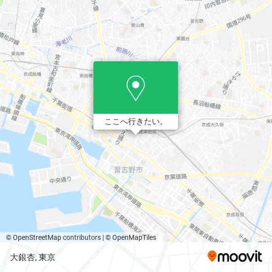 大銀杏地図