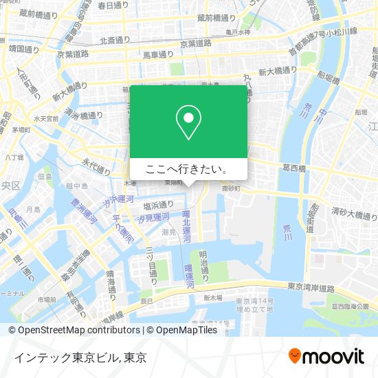 インテック東京ビル地図