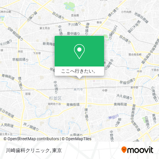 川崎歯科クリニック地図