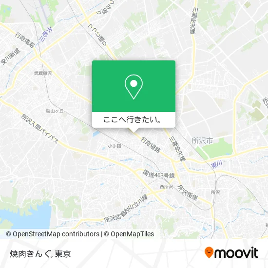焼肉きんぐ地図